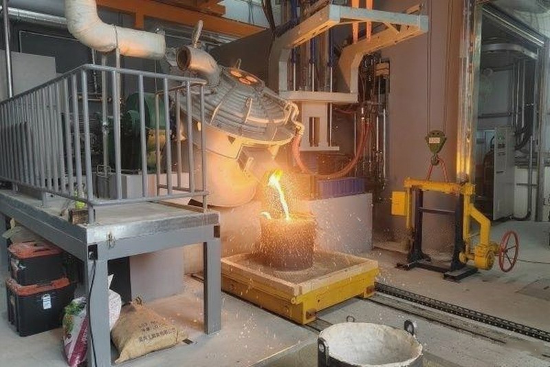 台湾特种合金电弧炉热调试过程